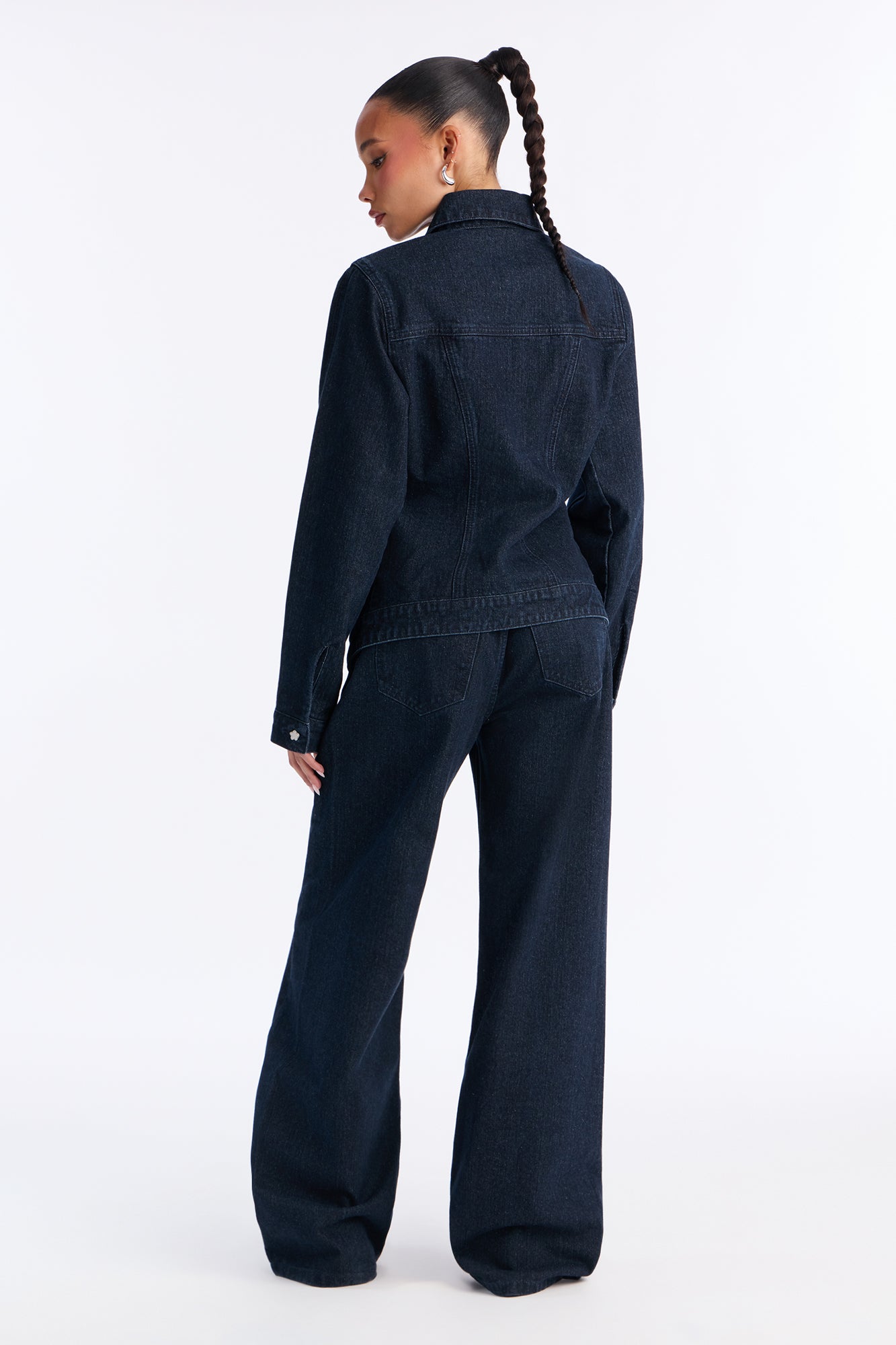 Rosemond Wide Leg Jeans - Dark Denim