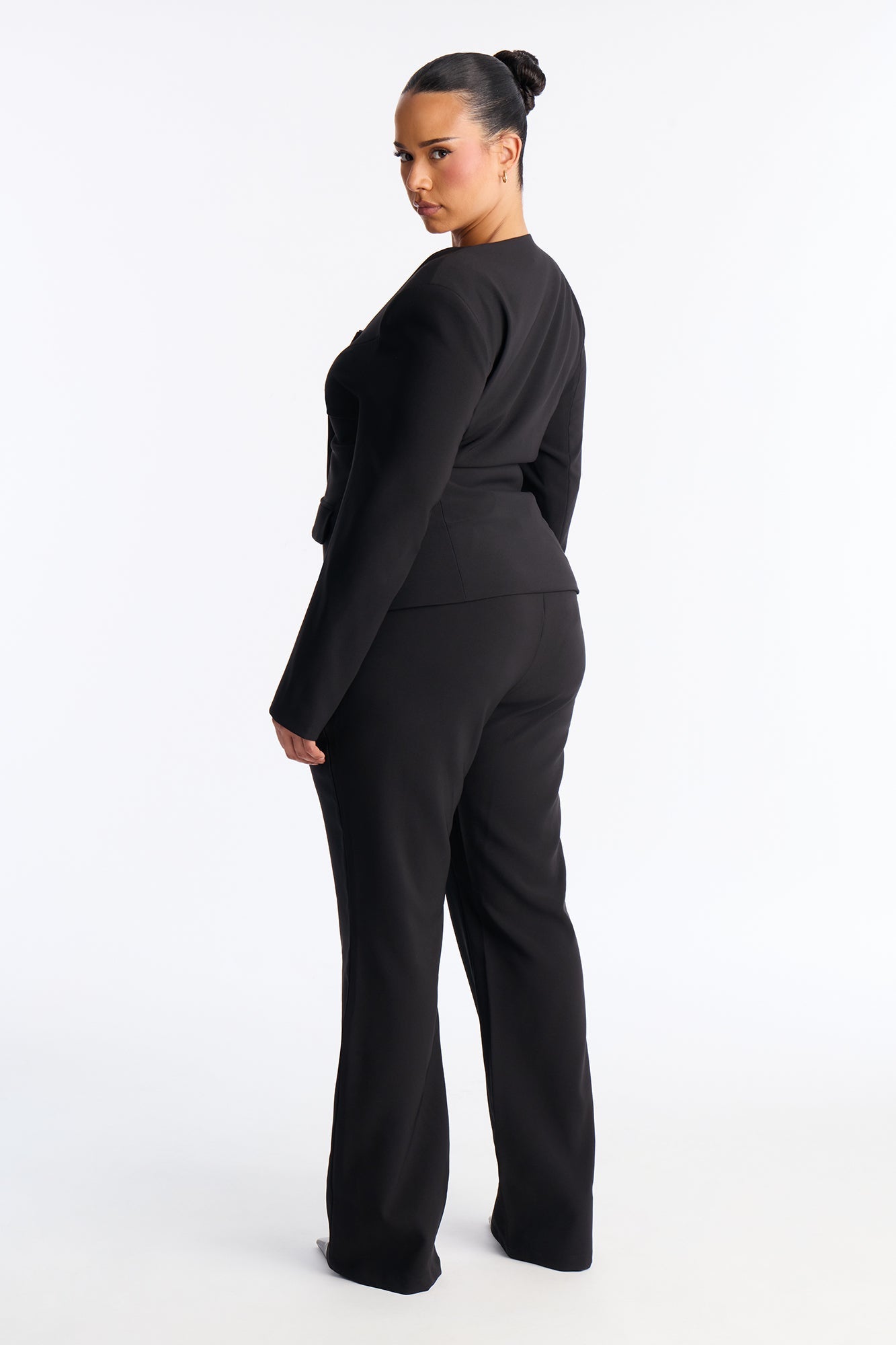 Sending Signals Blazer Pant Set - Black