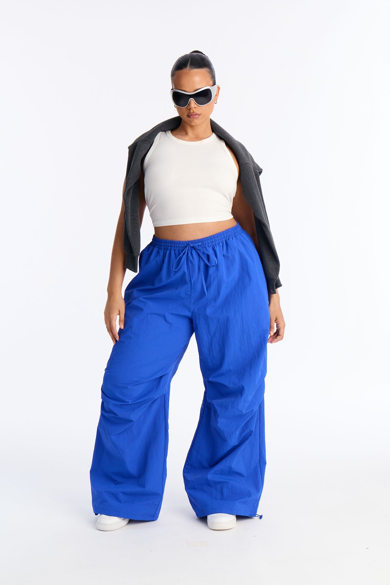 Making Moves Windbreaker Track Pant - Royal