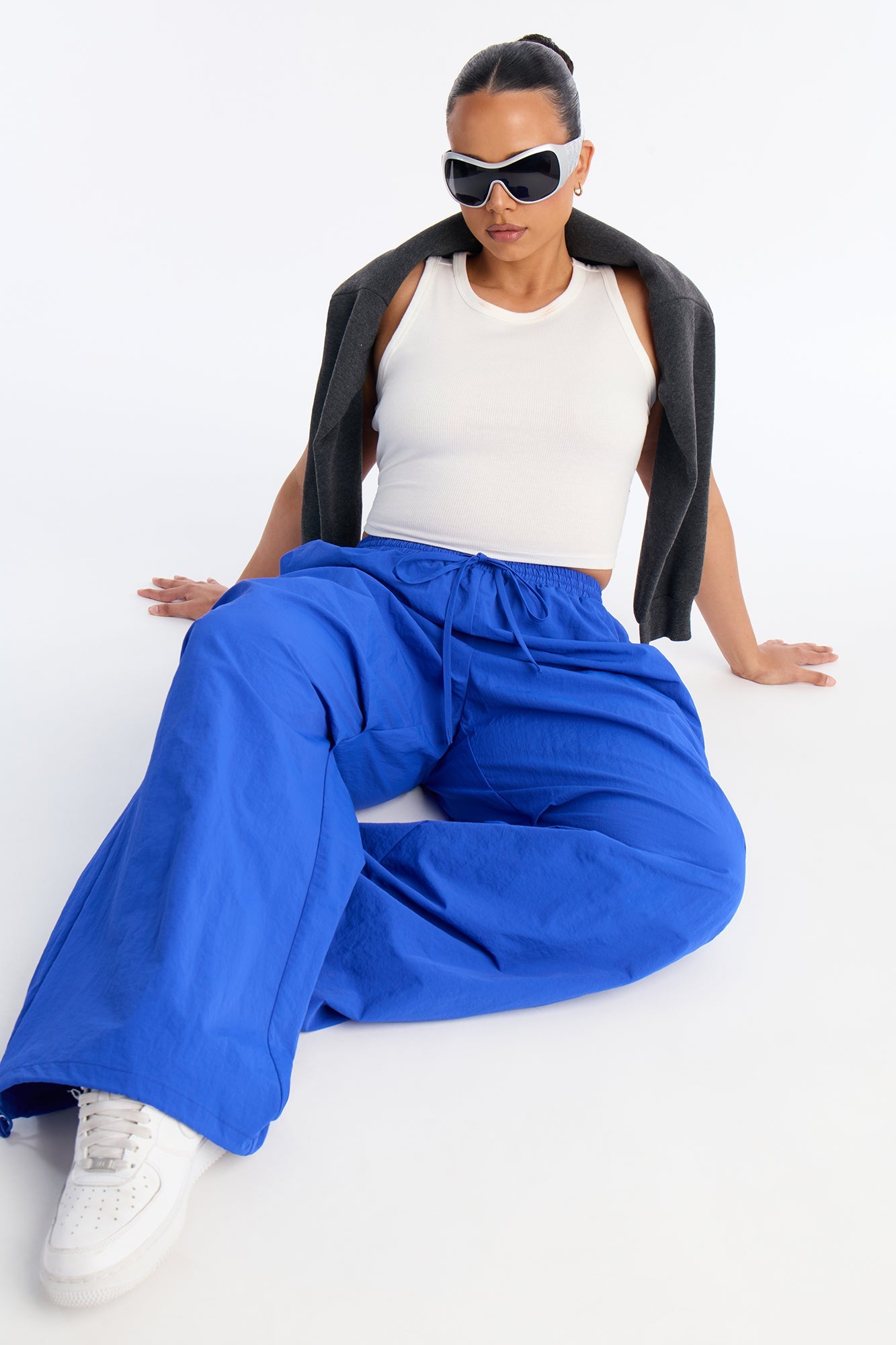 Making Moves Windbreaker Track Pant - Royal