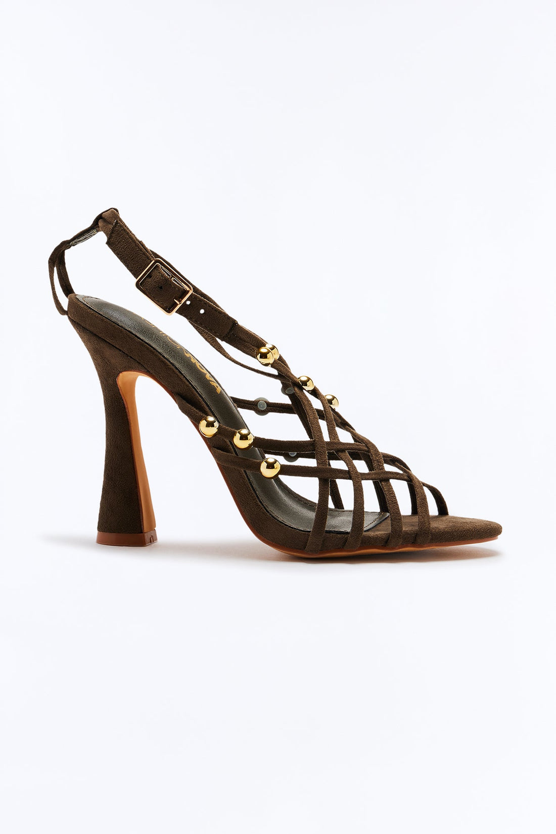 Eliette Suede Slingback Heels - Olive