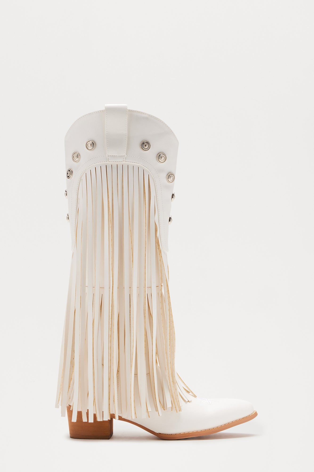 Texas Rodeo Cowboy Boots - Off White