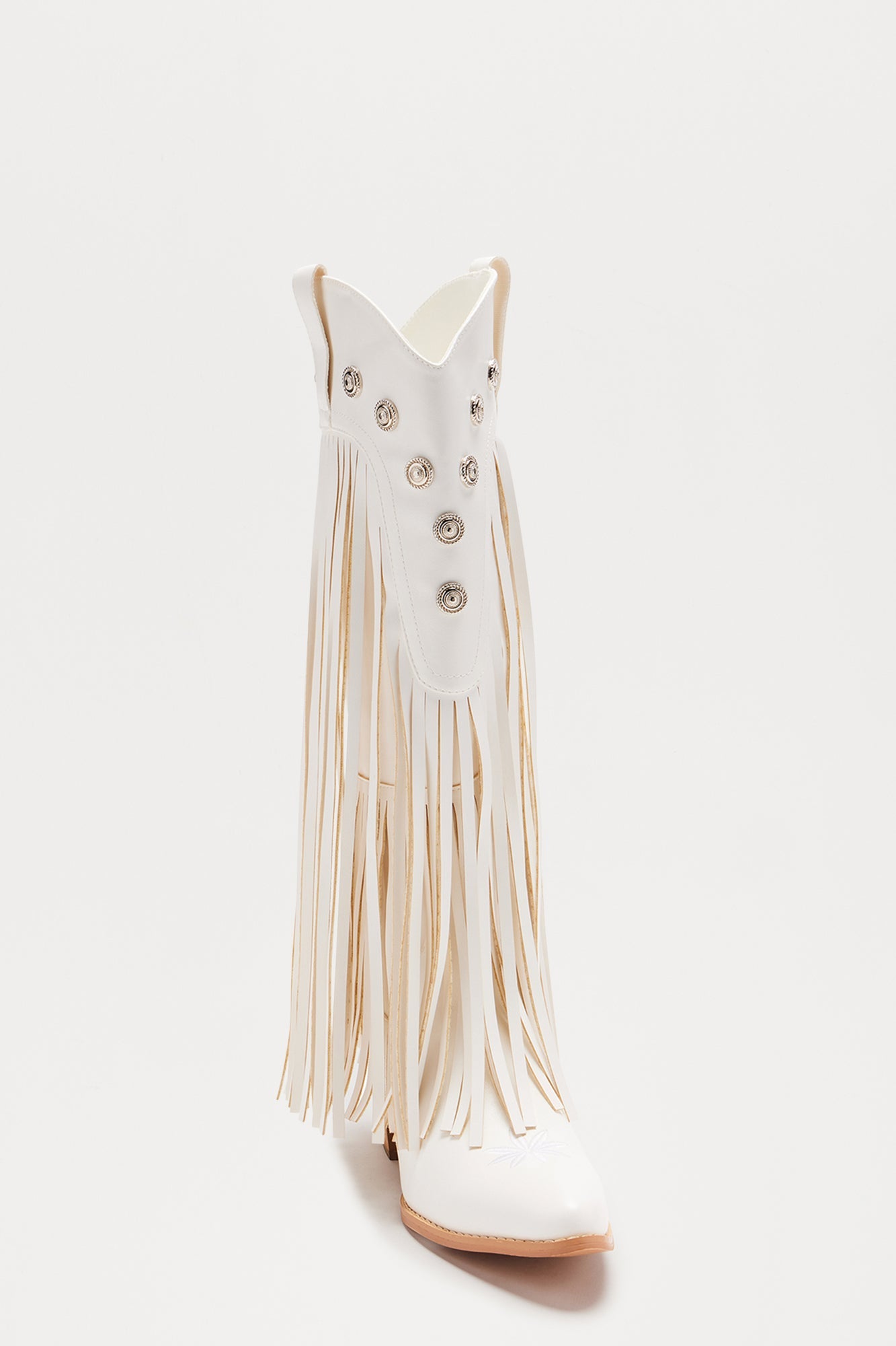 Texas Rodeo Cowboy Boots - Off White