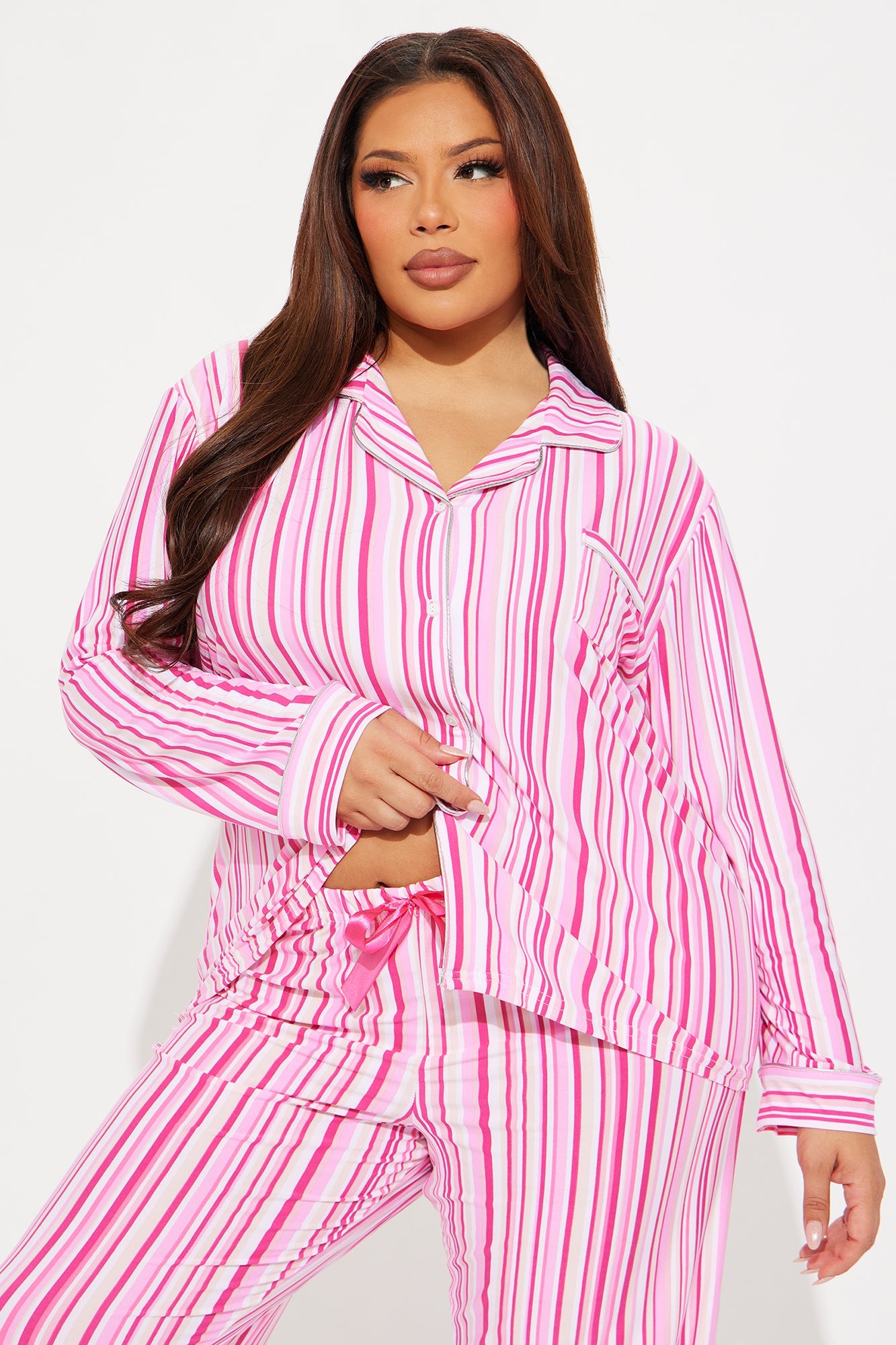 Touch Of Sparkle PJ Pant Set - Pink/combo