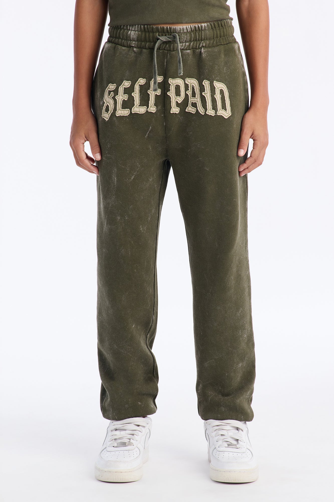 Mini Self Paid Jogger - Olive