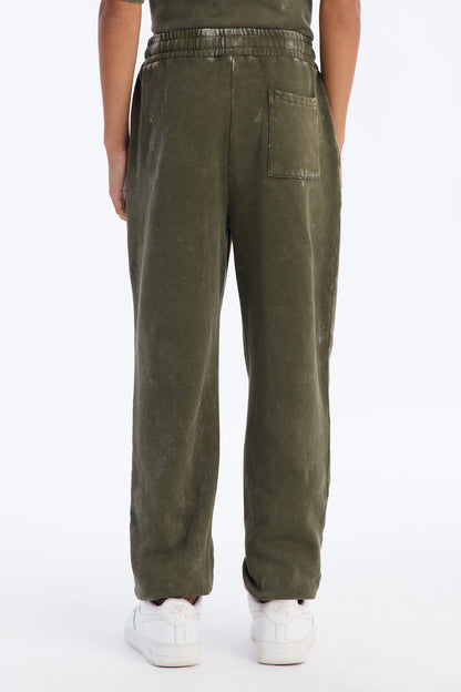 Mini Self Paid Jogger - Olive