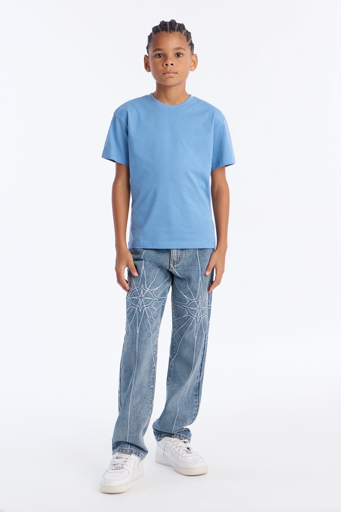 Mini Classic Lightweight Tee - Slate Blue