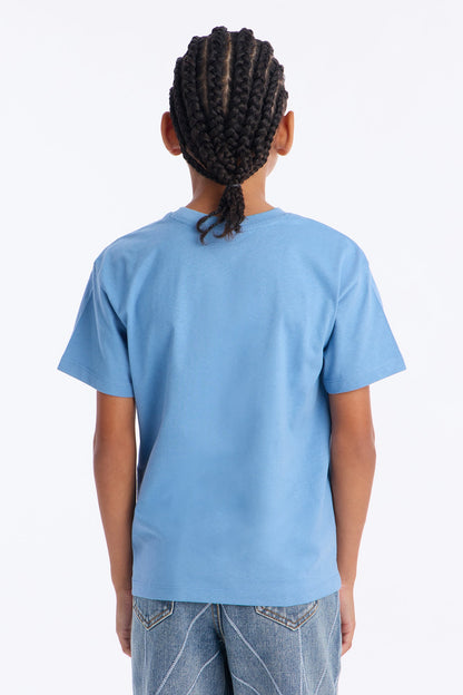 Mini Classic Lightweight Tee - Slate Blue