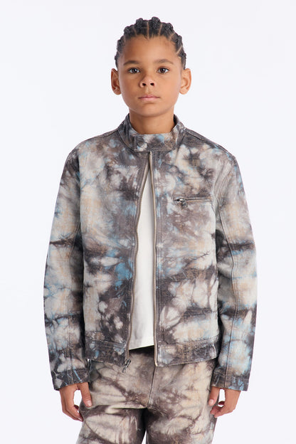 Mini Ash And Ice Moto Jacket - Multi Color