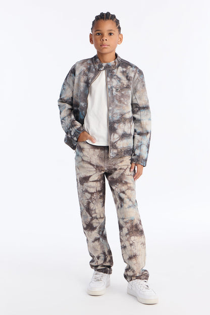 Mini Relaxed Straight Ash And Ice Pant - Multi Color