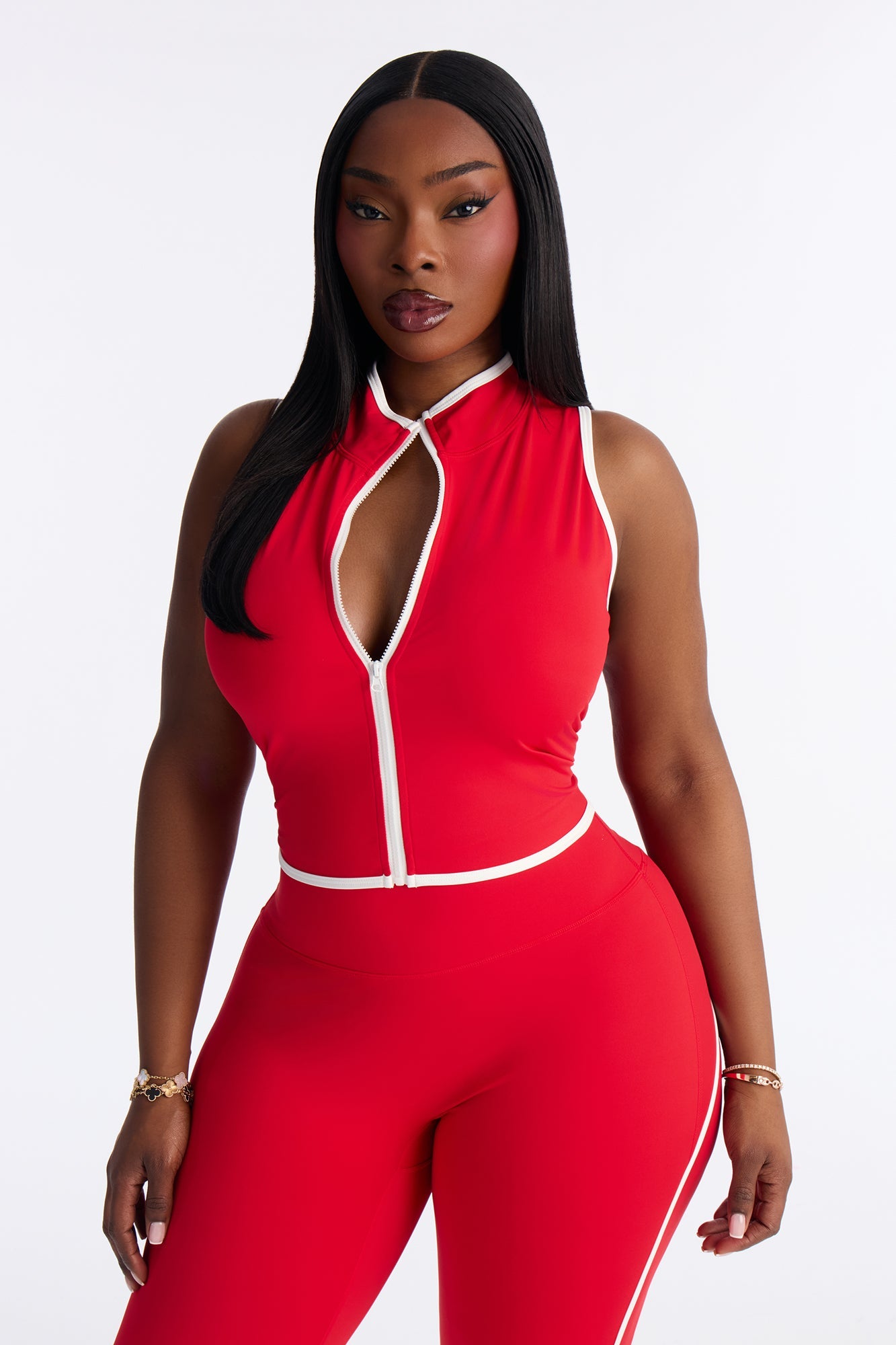 Sculpt Up Legging Set - Red