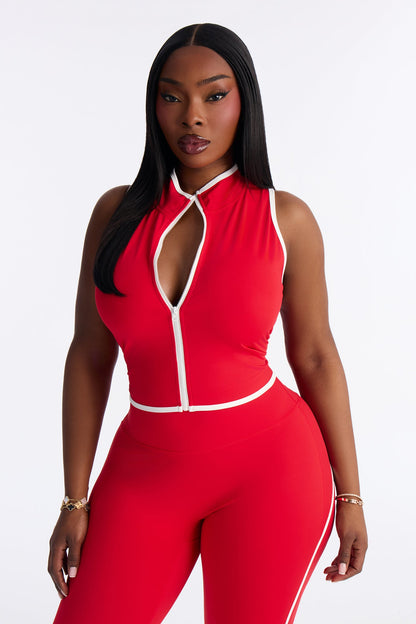 Sculpt Up Legging Set - Red