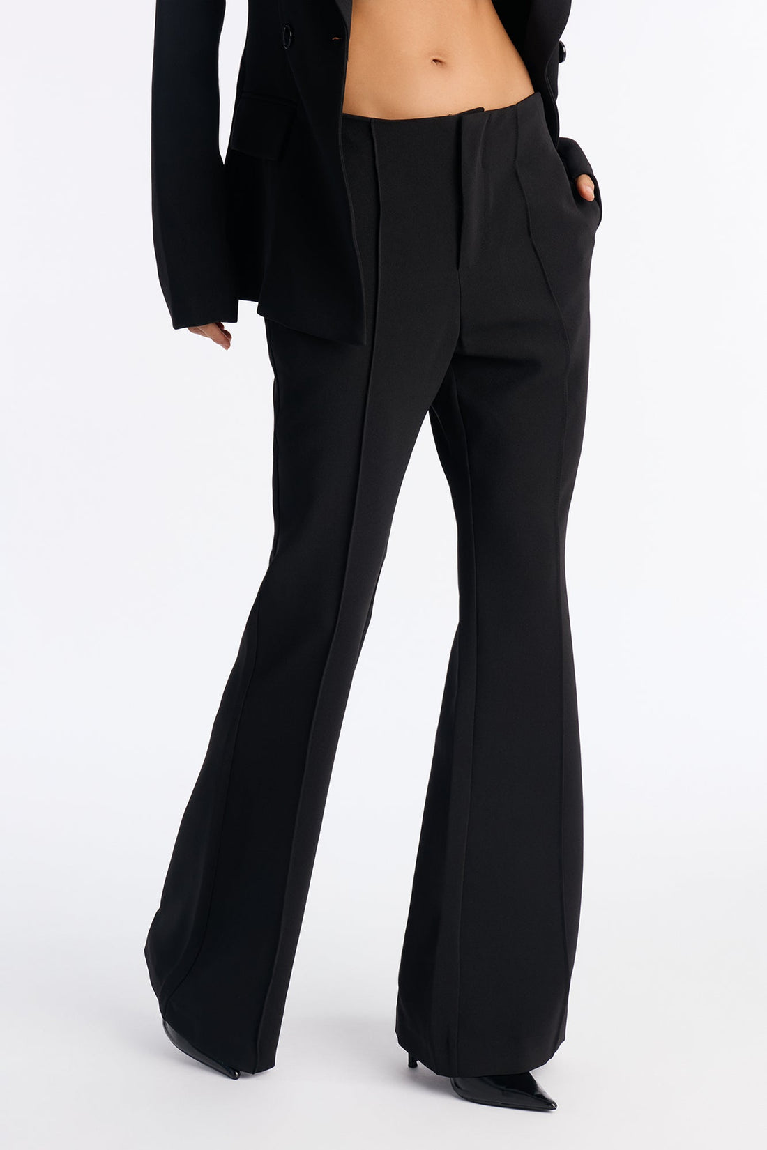Jessica Flare Trouser Pant 32″ - Black