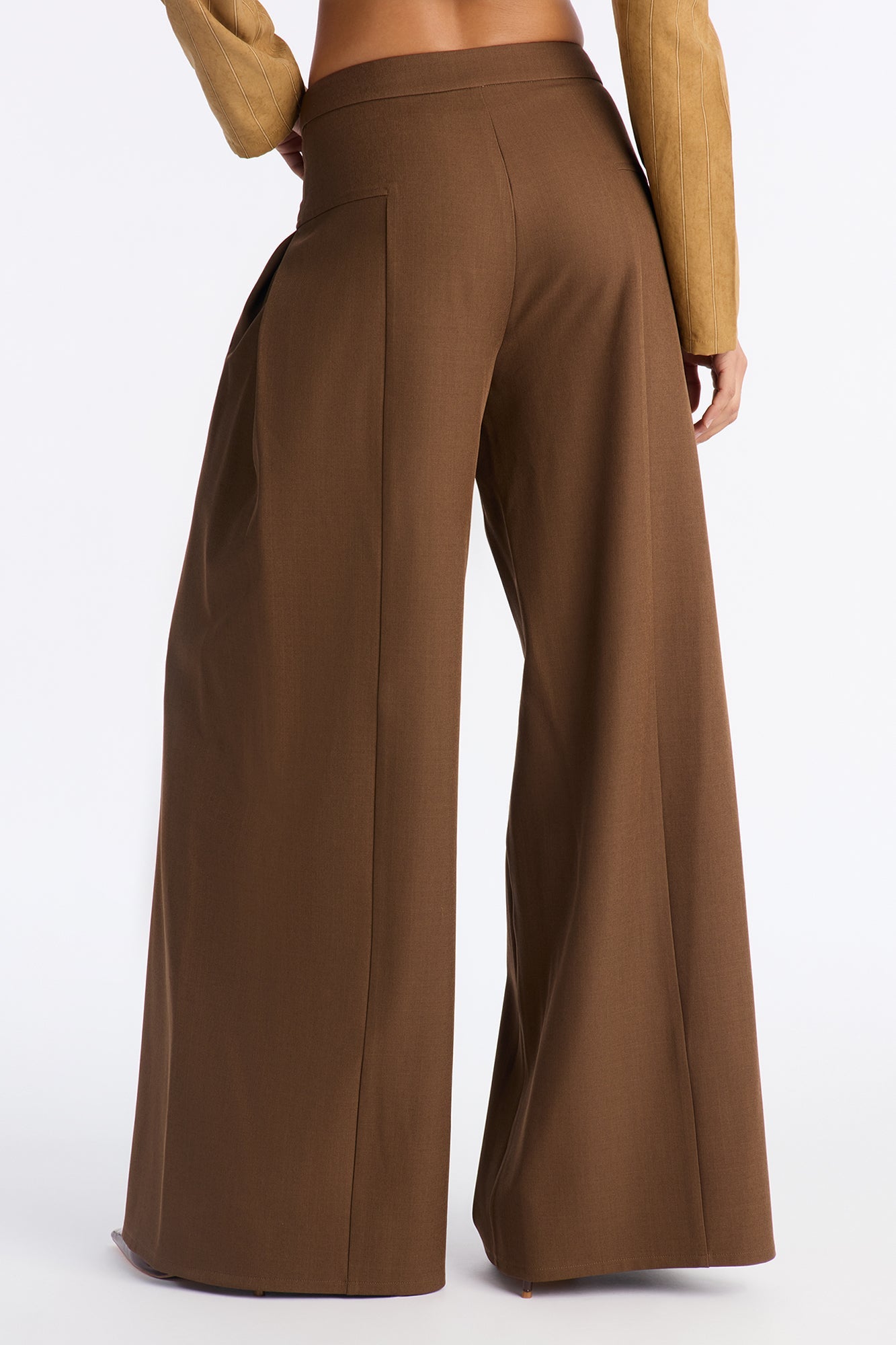 Carmina Wide Leg Pant 33″ - Mocha