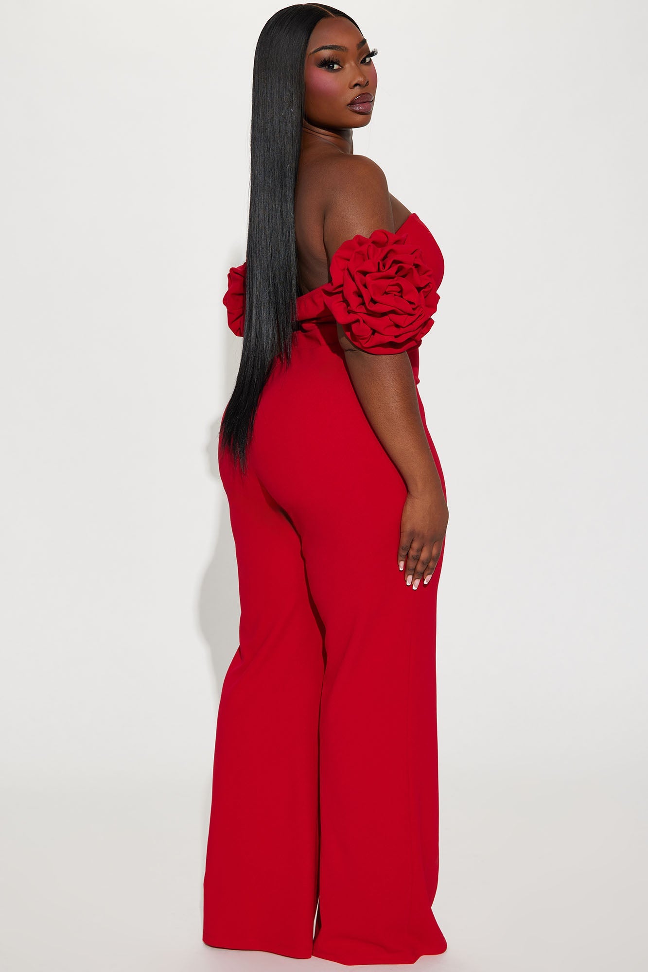 Over Too Soon Jumpsuit - Red
