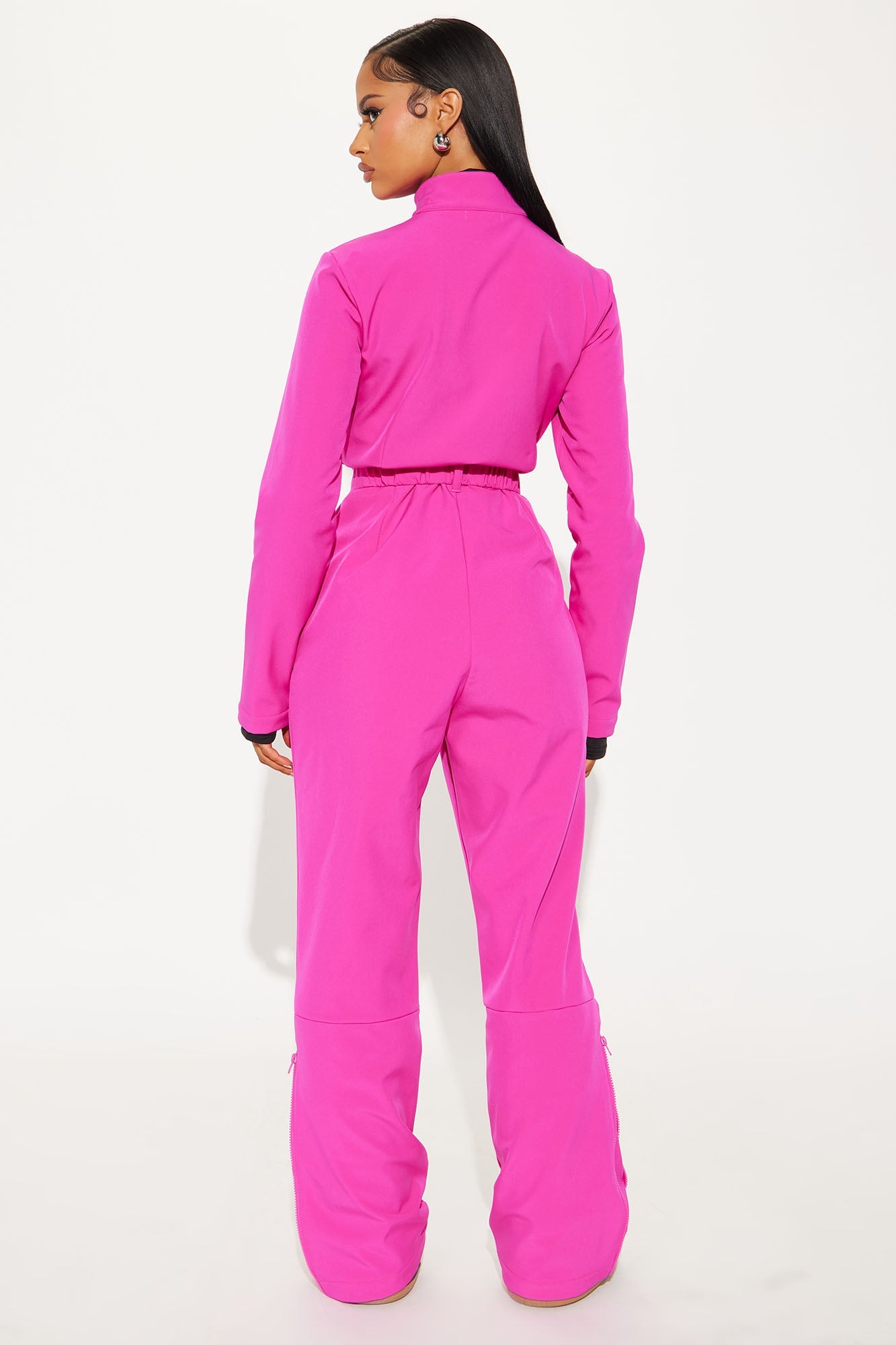 Cross Country Ski Jumpsuit - Fuchsia