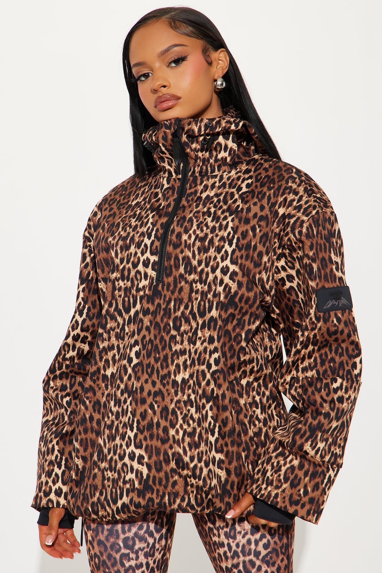 Snow Much Fun Snowboard Jacket - Leopard