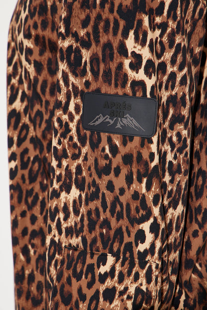 Snow Much Fun Snowboard Jacket - Leopard