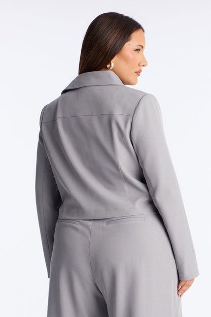 Claremont Double Zip Jacket - Grey
