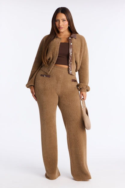 Danielle Sweater Pant Set - Taupe