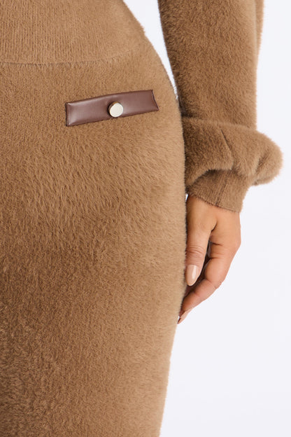 Danielle Sweater Pant Set - Taupe
