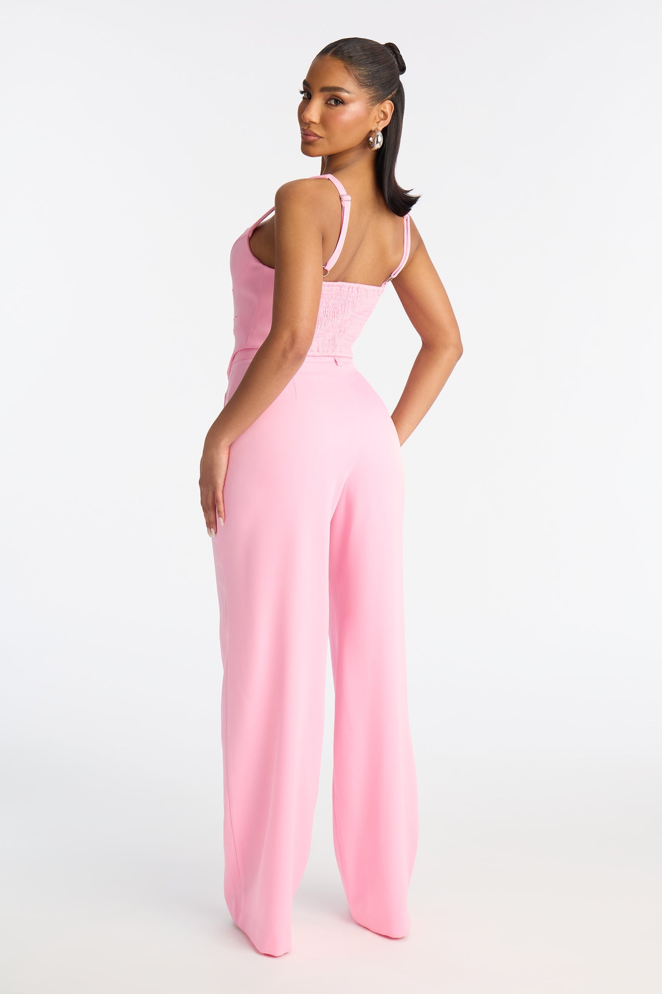 That Girl Vest Pant Set - Light Pink