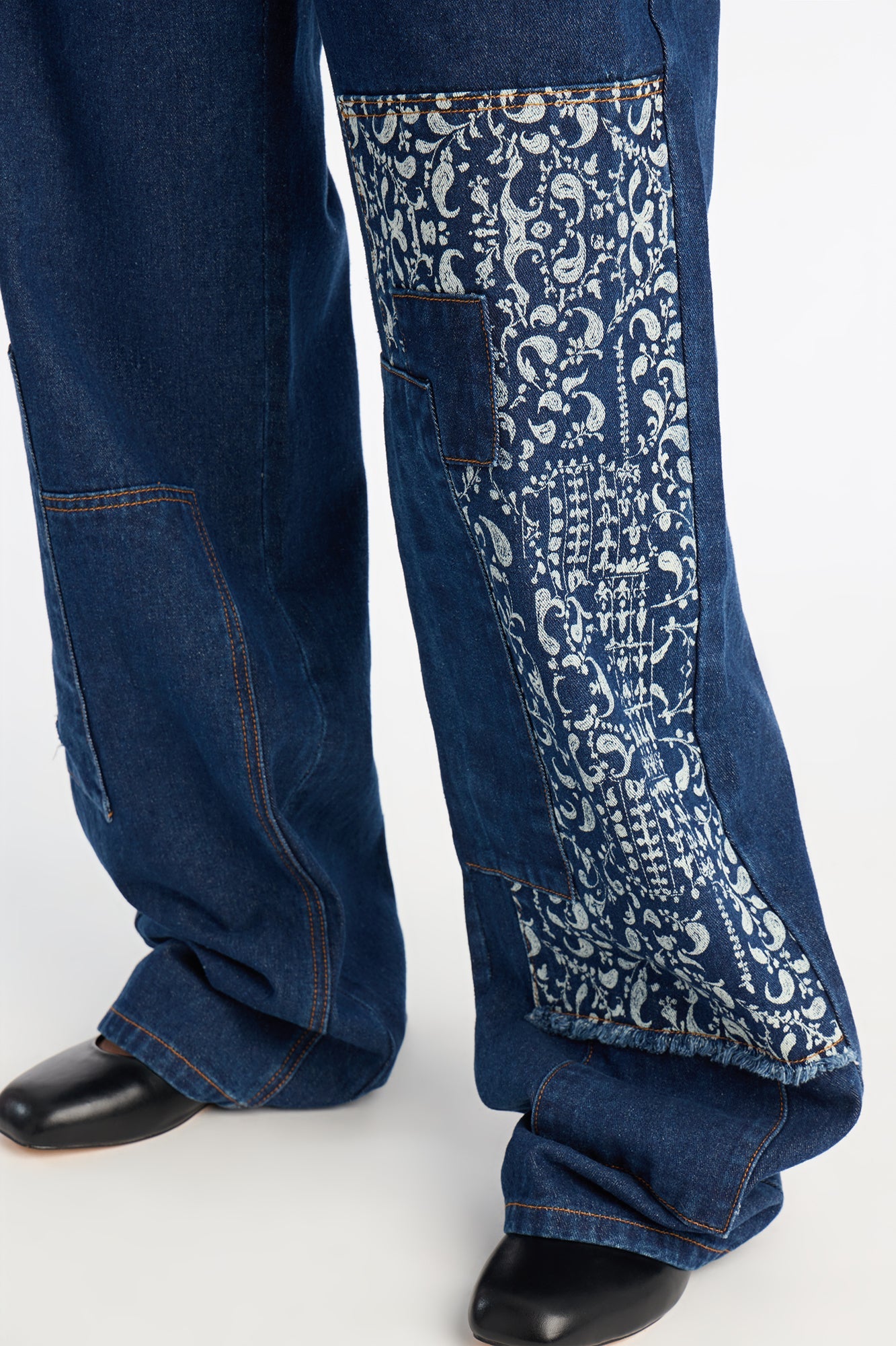 Runaway Rodeo Wide Leg Jean - Rinse Blue Wash