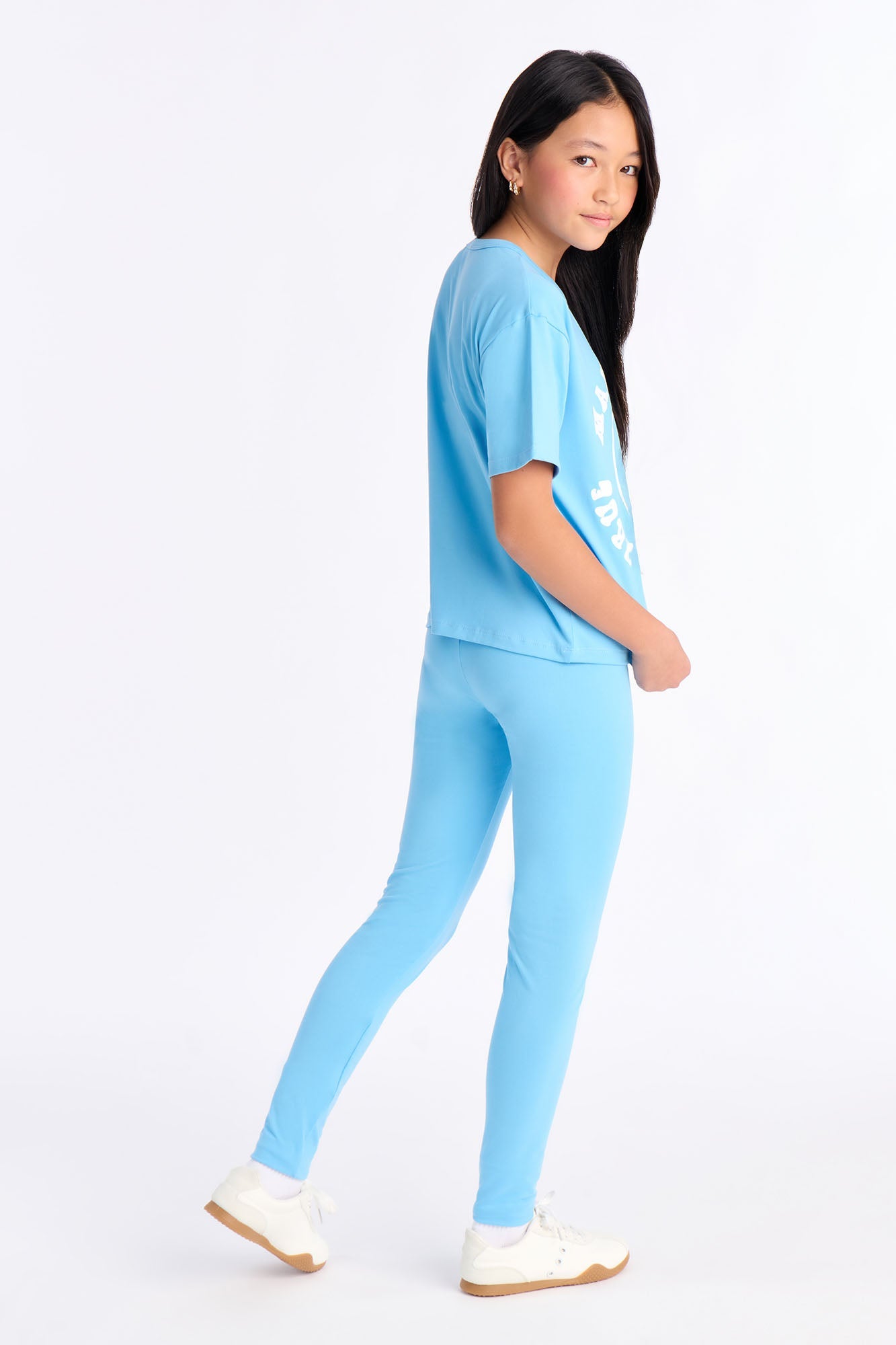 Mini Make Your Dreams Come True Legging Set - Light Blue