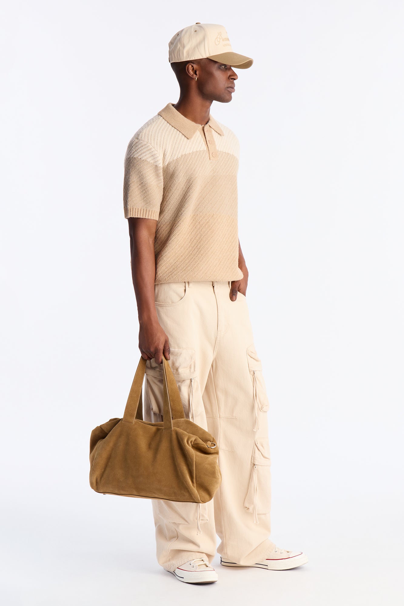 Atwater Sweater Polo - Tan
