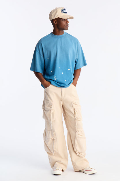 Boxy Studio Tee - Blue
