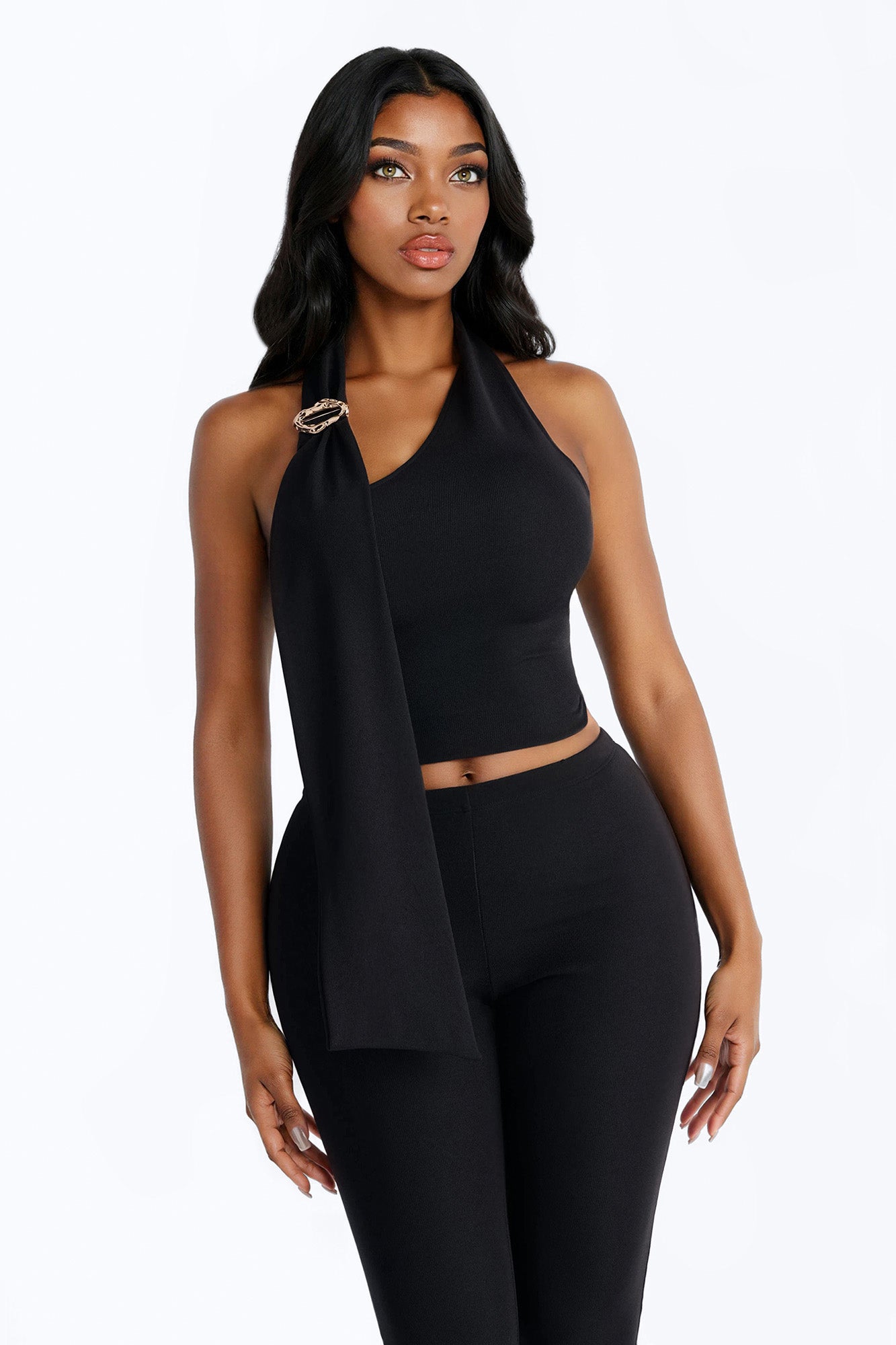 Hard To Get Capri Set - Black