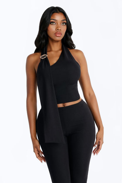 Hard To Get Capri Set - Black