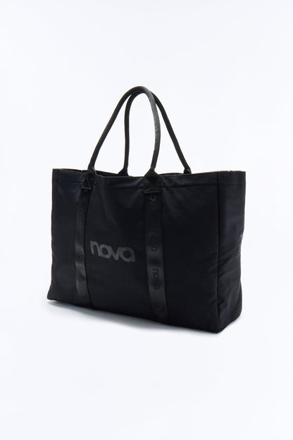 Nova Nylon Tote Bag - Black