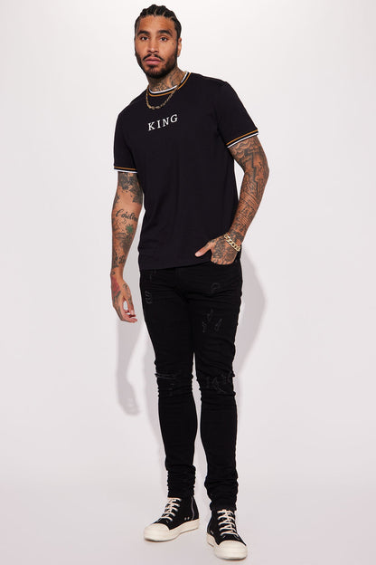 Bling King Short Sleeve Tee - Black