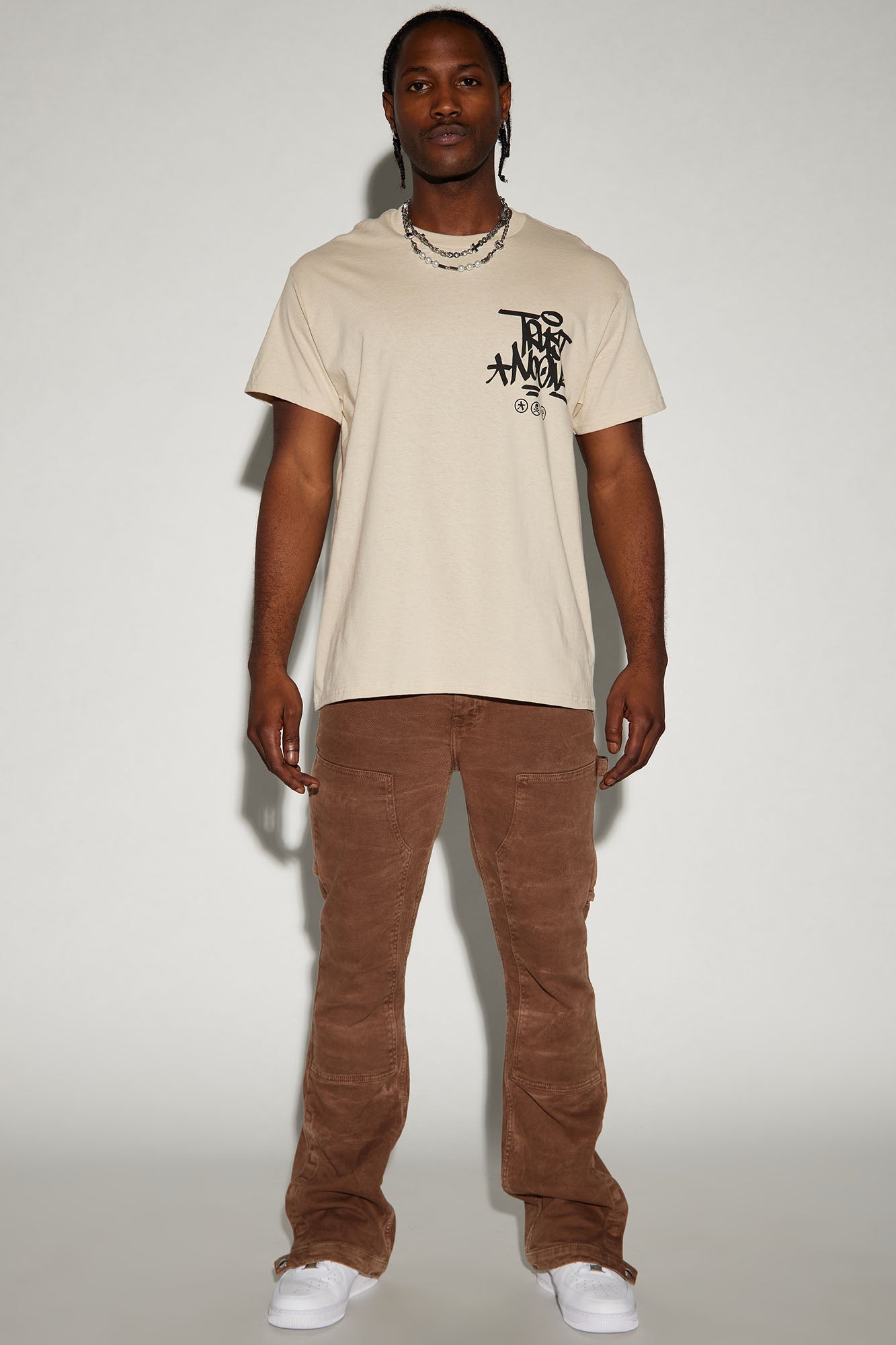 Beware Of Snakes Short Sleeve Tee - Tan