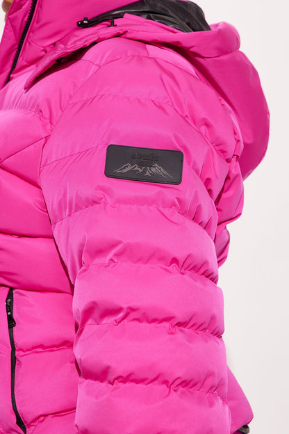 Grab My Skis Puffer Jacket - Fuchsia