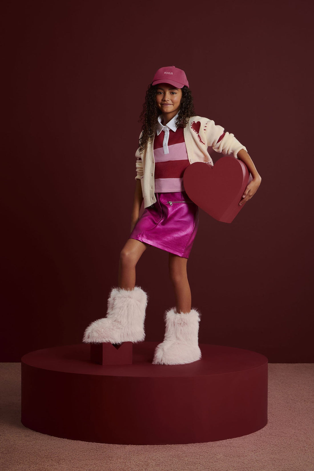 Mini Sporty Era Polo Shirt - Pink/combo