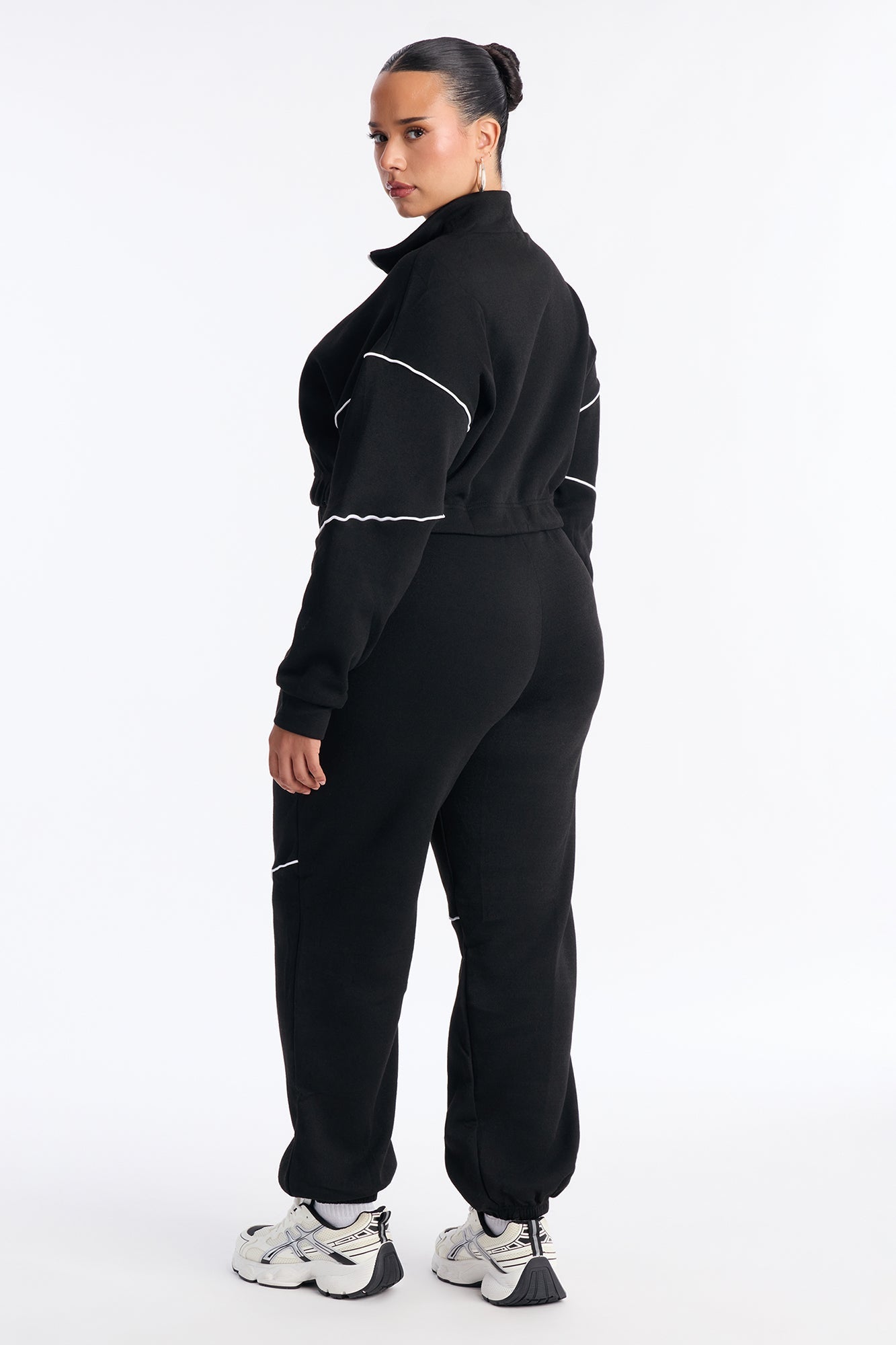 Weekend Chill Fleece Jogger Pant Set - Black