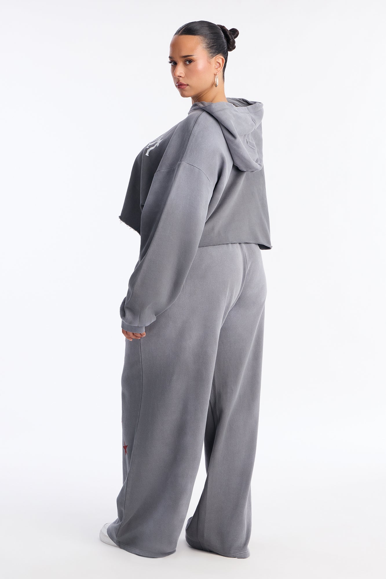 Savage Heart Washed Fleece Pant Set - Black Wash