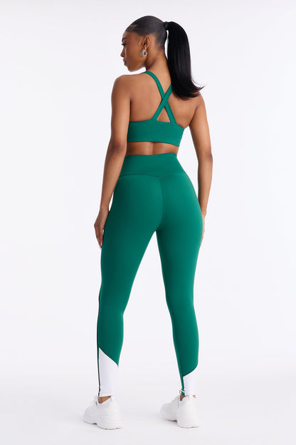 Power Pace Legging Set - Green/combo
