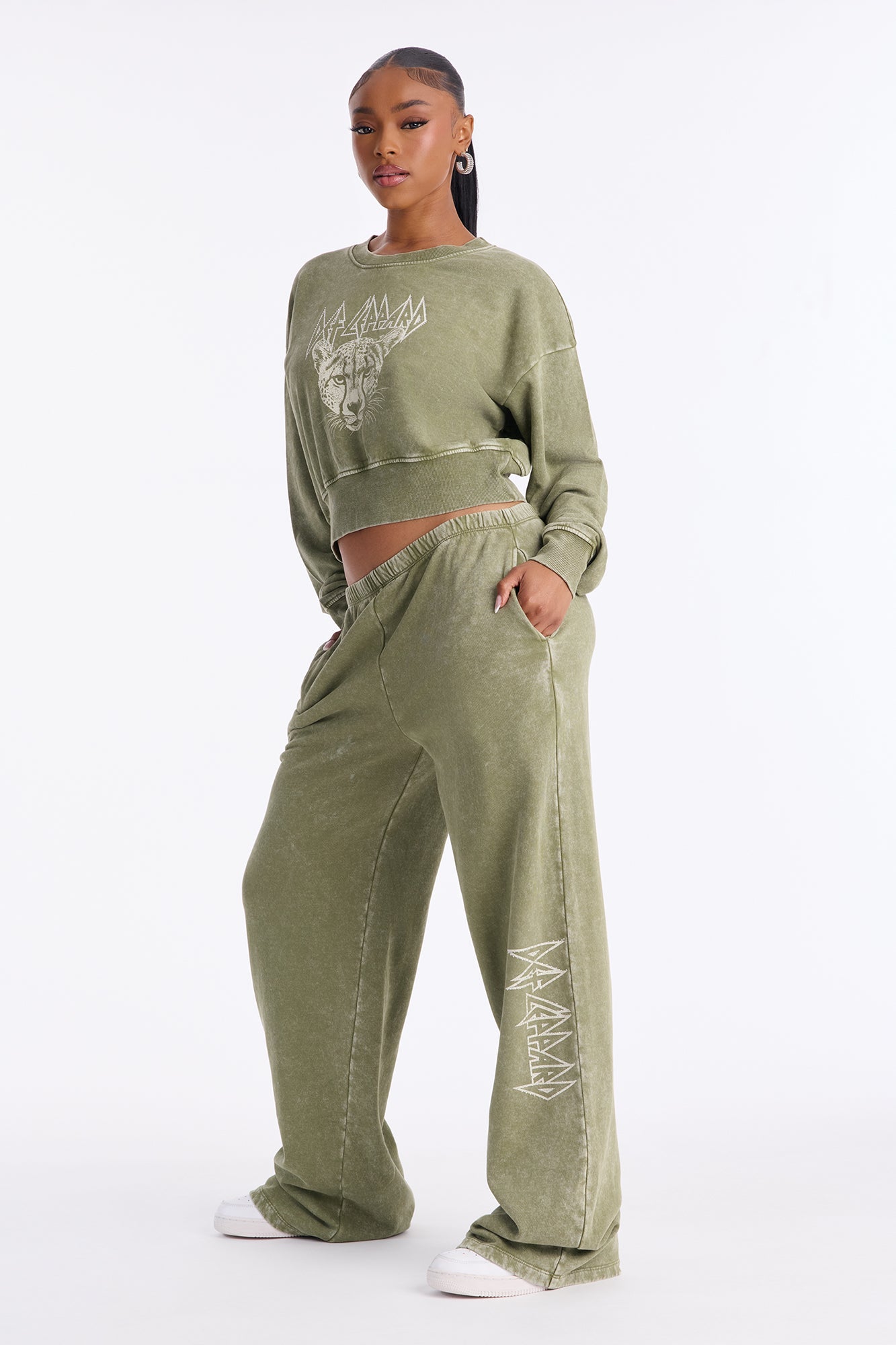DEF Leppard Washed Pant - Olive