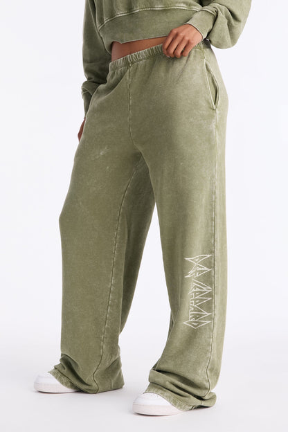 DEF Leppard Washed Pant - Olive