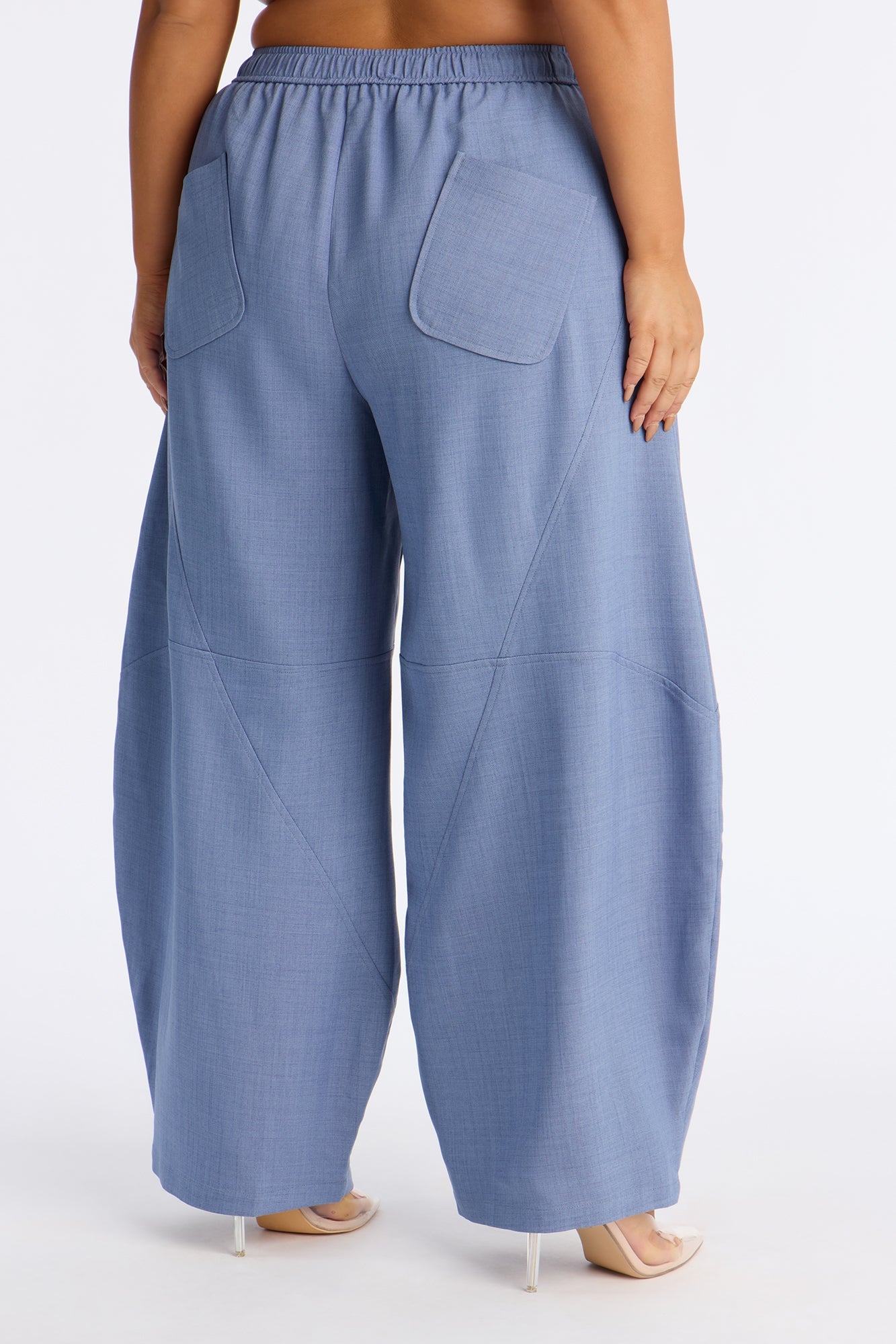 Boardwalk Breeze Barrel Leg Pant 30″ - Blue