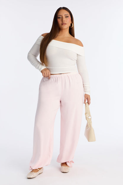 Trixie Washed Lyocell Balloon Jogger Pant 31″ - Pink