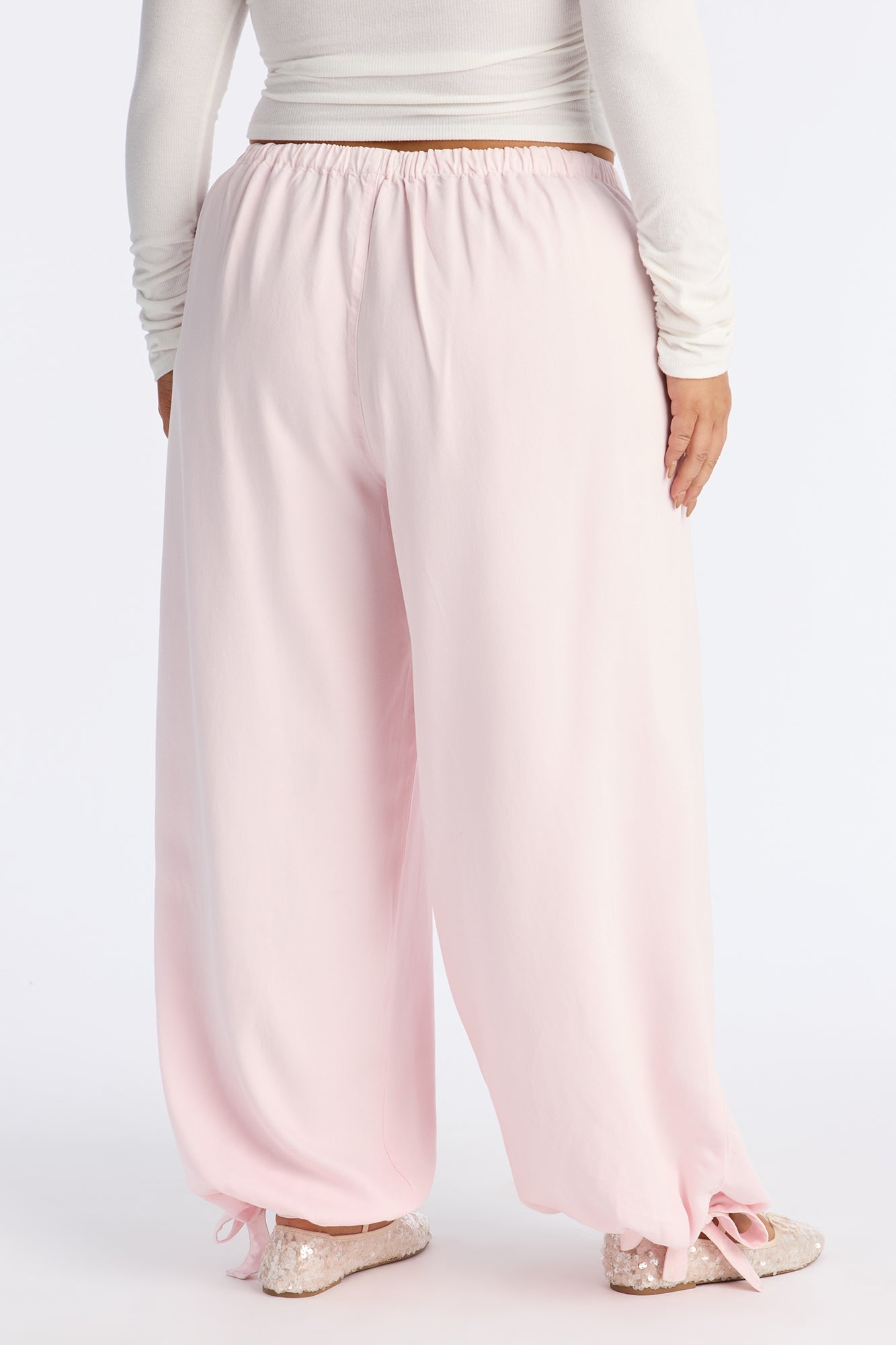 Trixie Washed Lyocell Balloon Jogger Pant 31″ - Pink