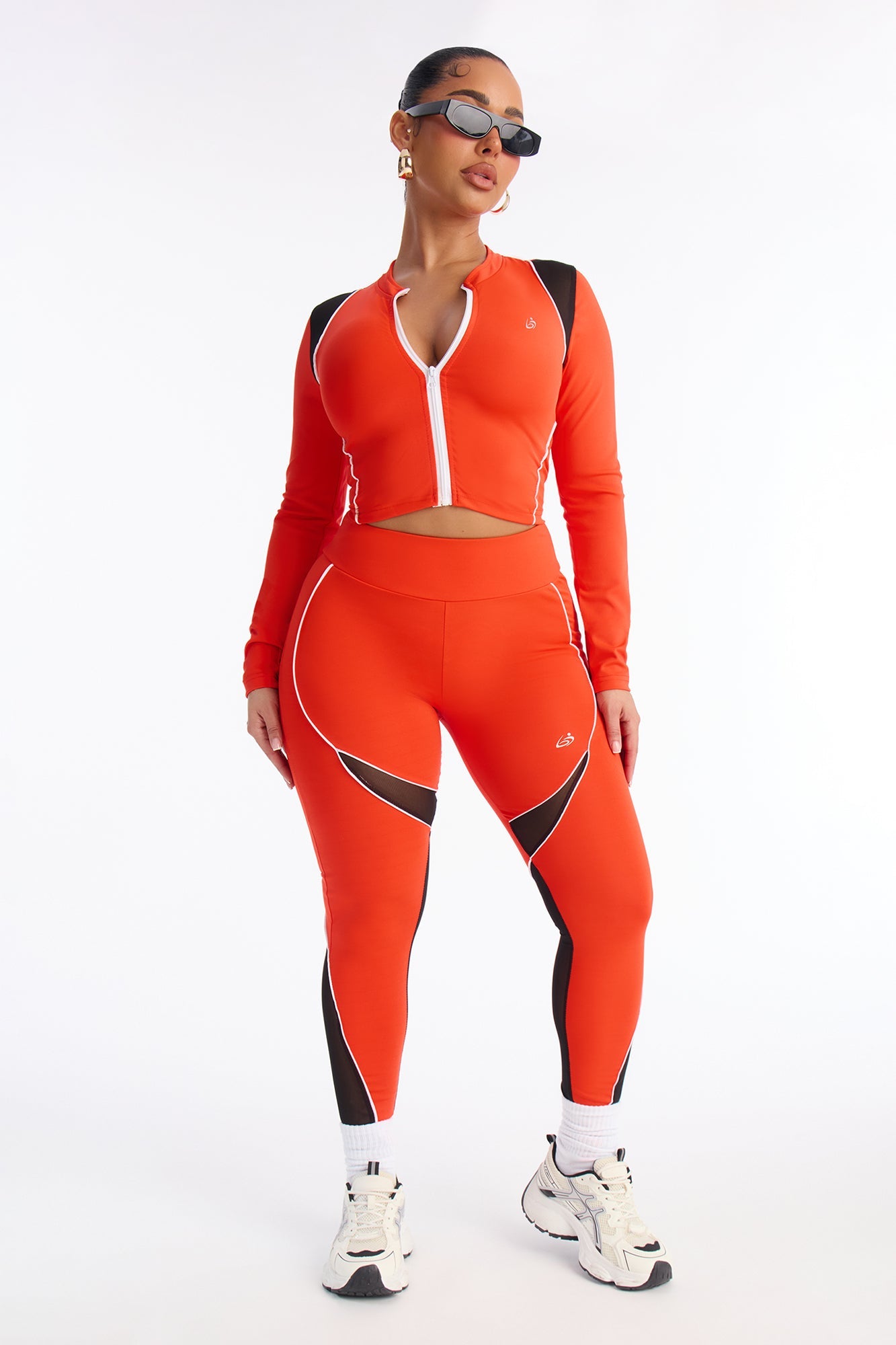 Unavailable Seamless Legging Set - Tomato Red
