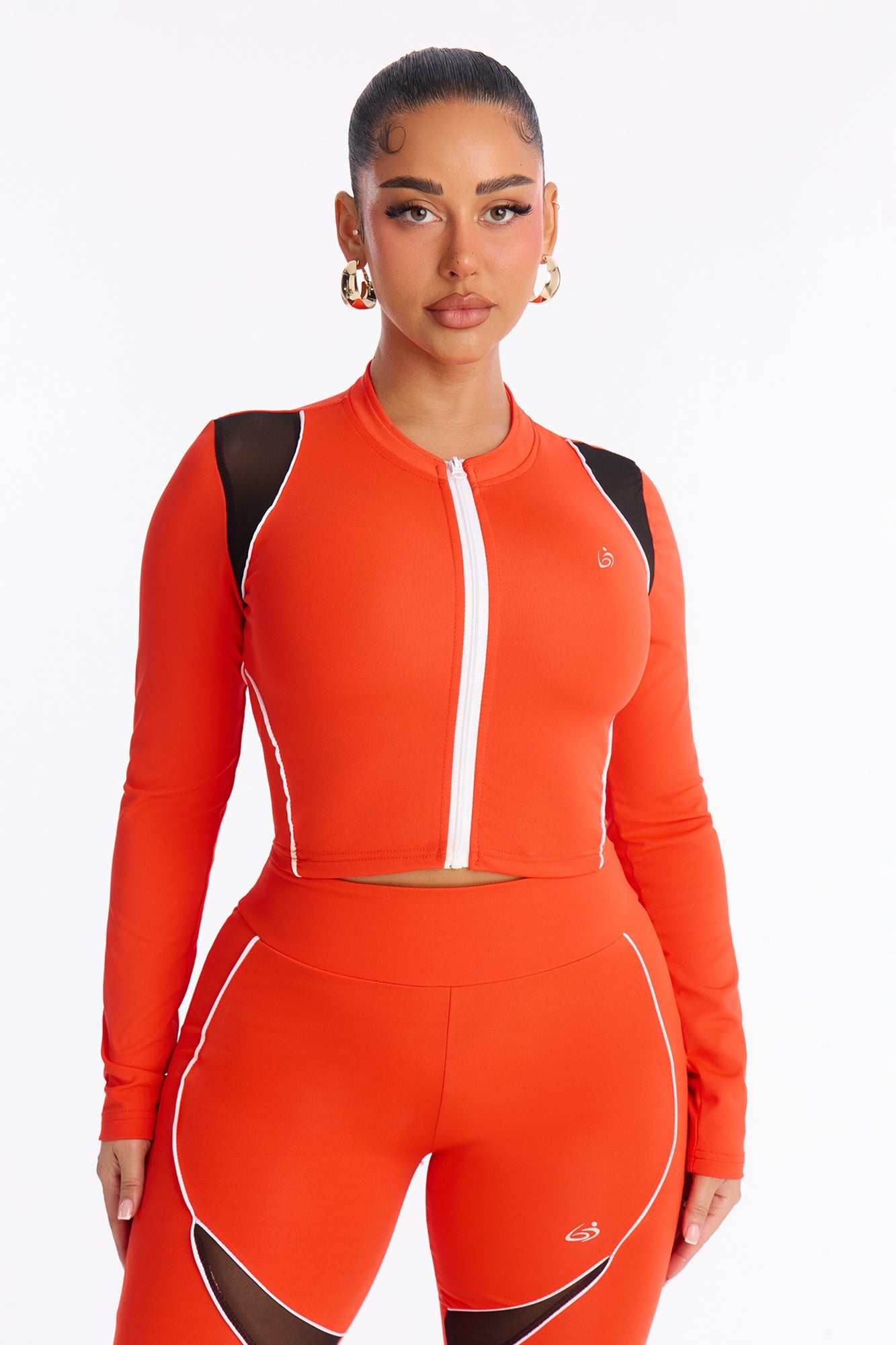 Unavailable Seamless Legging Set - Tomato Red