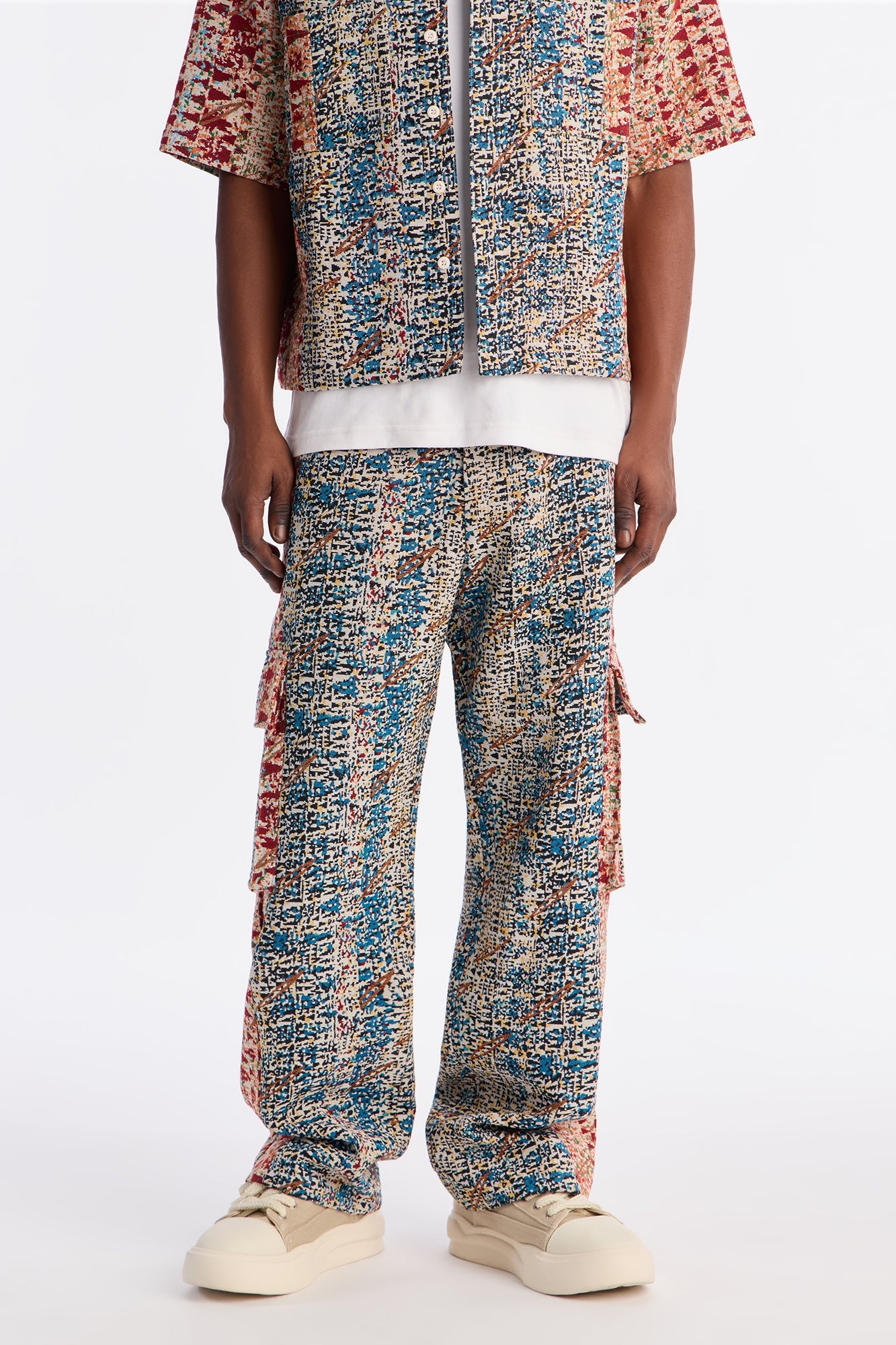 Baggy Nomadic Tapestry Cargo Pant - Multi Color