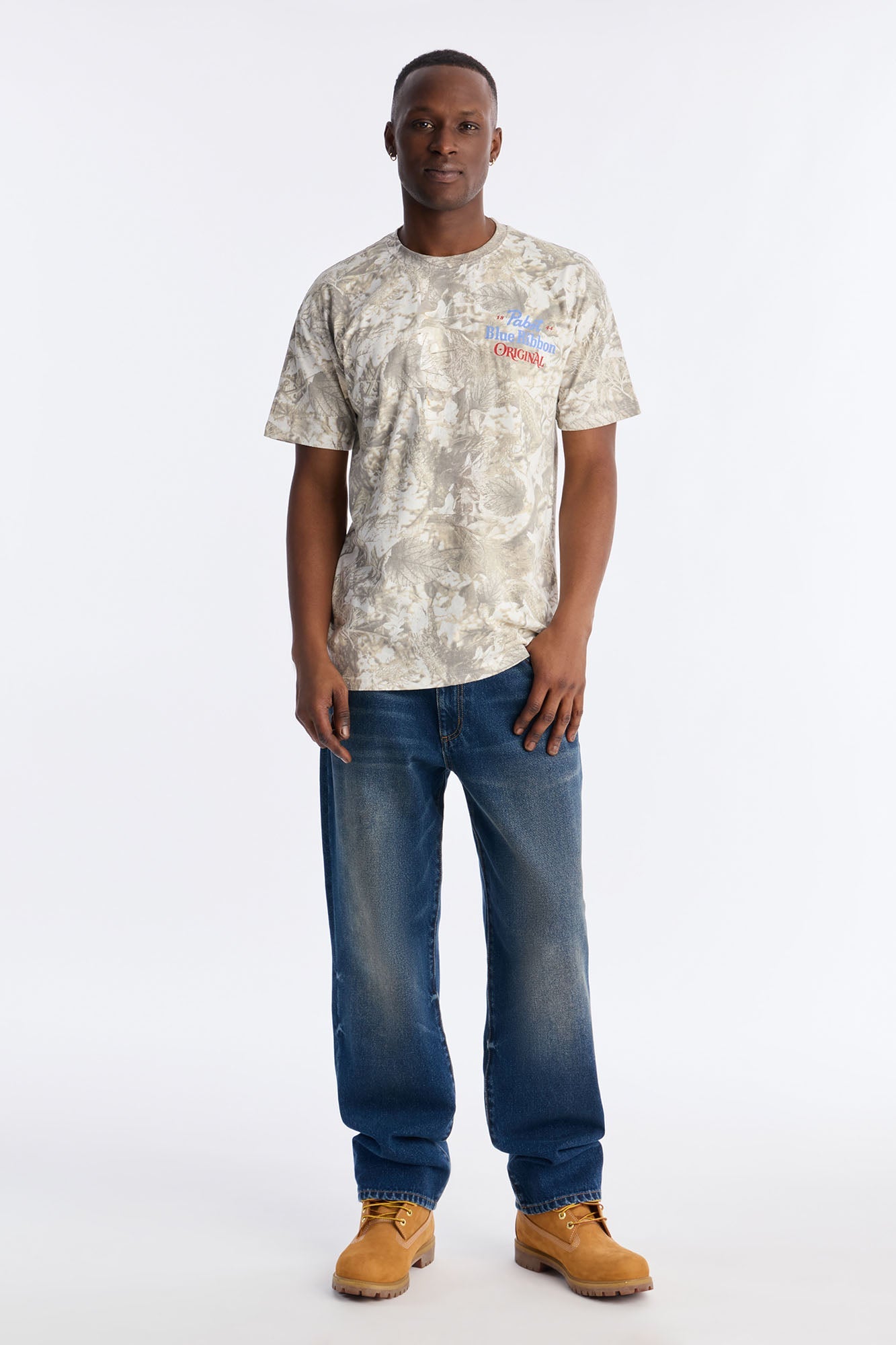 Pabst Blue Ribbon Camo Short Sleeve Tee - Camouflage
