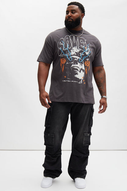 Stay Looking Rigid Straight Carpenter Jeans - Black